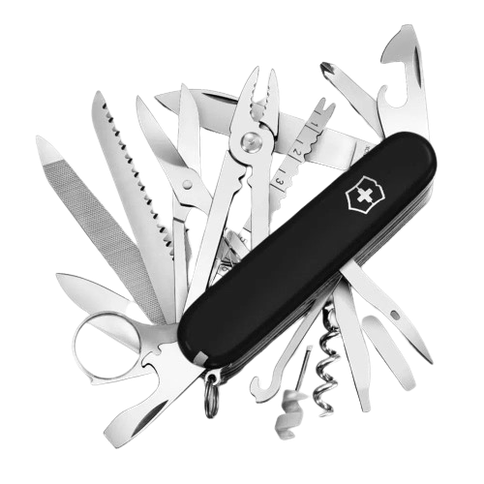 Imagem do produto CANIVETE VICTORINOX SWISSCHAMP BLACK/PRETO 91MM 33F 1.6795.3